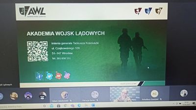 
                                                    WIRTUALNE ODWIEDZINY W AKADEMII WOJSK LĄDOWYCH WE WROCŁAWIU
                                                