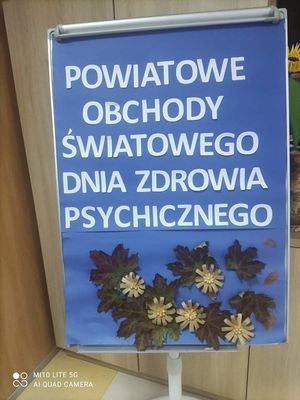
                                                    Powiatowe obchody Światowego Dnia Zdrowia Psychicznego
                                                