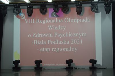 
                                                    Finał VIII Regionalnej Olimpiady Wiedzy o Zdrowiu Psychicznym.
                                                