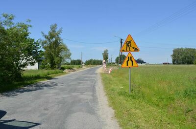 Trwają zaawansowane prace przy zadaniu  pn.: „Przebudowa drogi powiatowej Nr 1422L od km 1+850 do km 5+312,5  w miejscowości Czernic.”