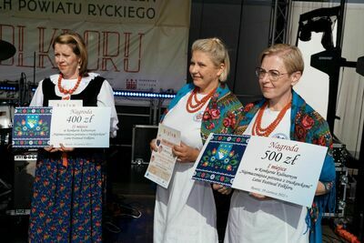 
                                                    Letni Festiwal Folkloru. Występ na scenie
                                                