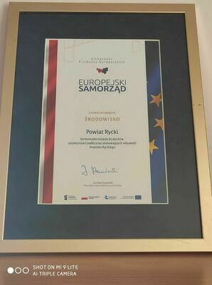 Powiat Rycki uhonorowany tytułem „Europejski Samorząd-Ambasador Funduszy Europejskich”