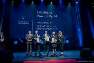 Powiat Rycki uhonorowany tytułem „Europejski Samorząd-Ambasador Funduszy Europejskich”