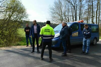 Trwają roboty budowlane przy zadaniu pn.:  „Przebudowa drogi powiatowej Nr 1410L od km 5+195 do km 9+600  w m. Wylezin, Janopol, Kłoczew”.
