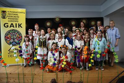 XI Powiatowy Festiwal Dziecięcej Piosenki Ludowej  „Gaik” 2023