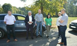 
                                                    Odbiór częściowy robót budowlanych realizowanych w ramach zadania inwestycyjnego pn.: „Przebudowa drogi powiatowej Nr 1411L od km 5+900 do km 8+087 w m. Zaryte, Stare Zadybie oraz drogi powiatowej Nr 1412L od km 0+000 do km 4+008 w m. Wola Zadybska, Rybak
                                                