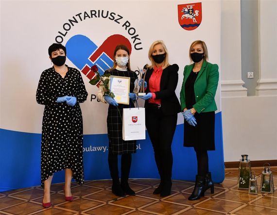 Nagroda dla Szkolnego Klubu Wolontariatu przy Medycznym Studiu Zawodowym w Puławach