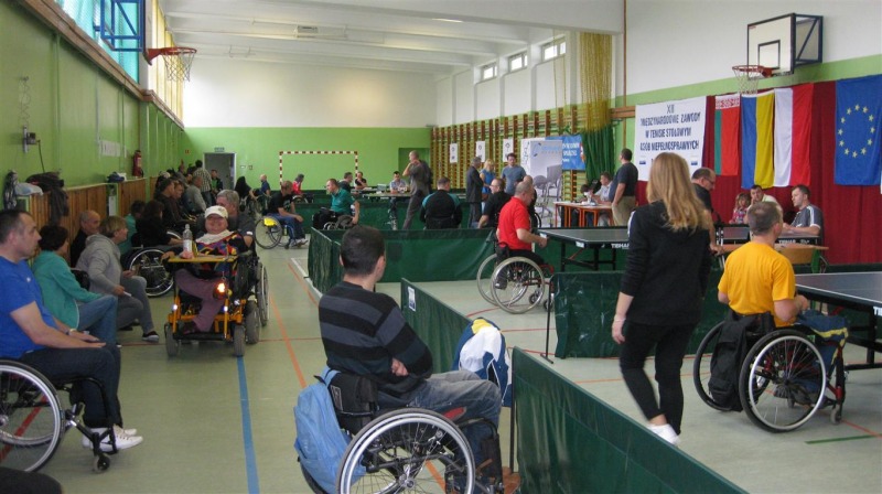 
                                                       Turniej Tenisa Stołowego Osób Niepełnosprawnych
                                                