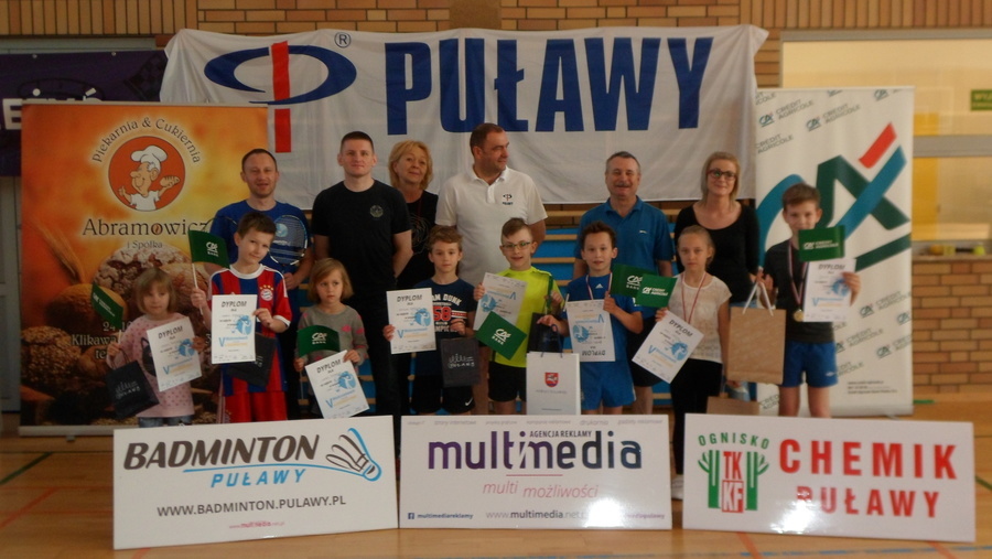 
                                                    <p>V Mistrzostwa Puław w badmintonie,  zawodnicy, nagrody</p>
                                                