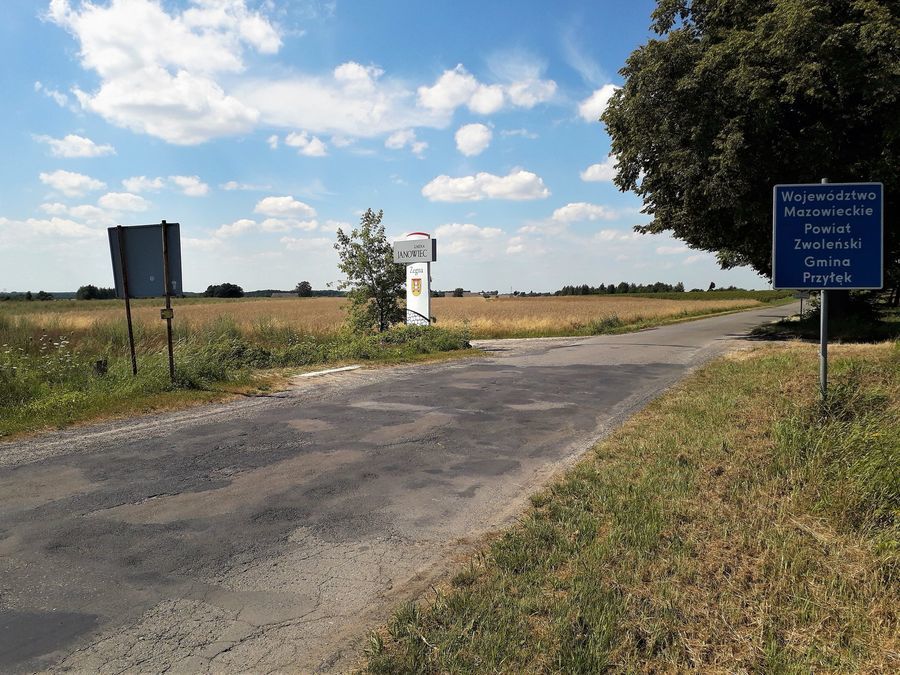 
                                                       Przekazanie placu budowy drogi powiatowej z Janowca do Ławeczka Starego
                                                