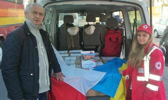Pomoc humanitarna od mieszkańców powiatu puławskiego dotarła na Ukrainę