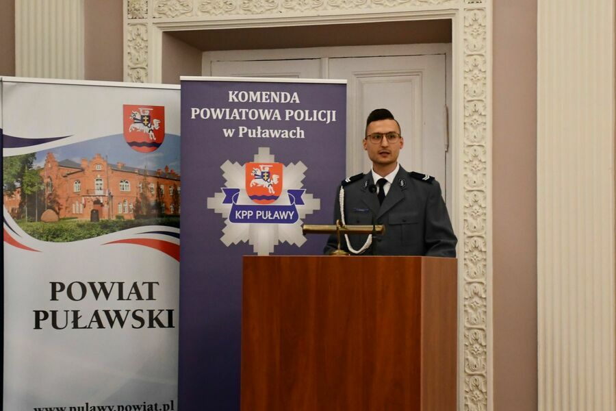 
                                                    103. rocznica powstania Policji Państwowej. Uroczystości w Puławach
                                                