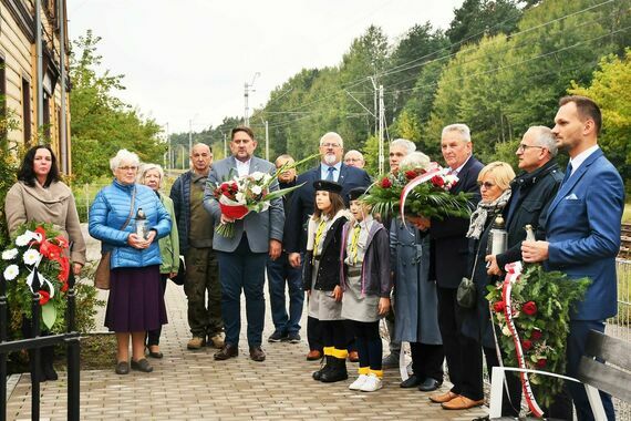 79. rocznica wysadzenia niemieckiego pociągu amunicyjnego w Gołębiu