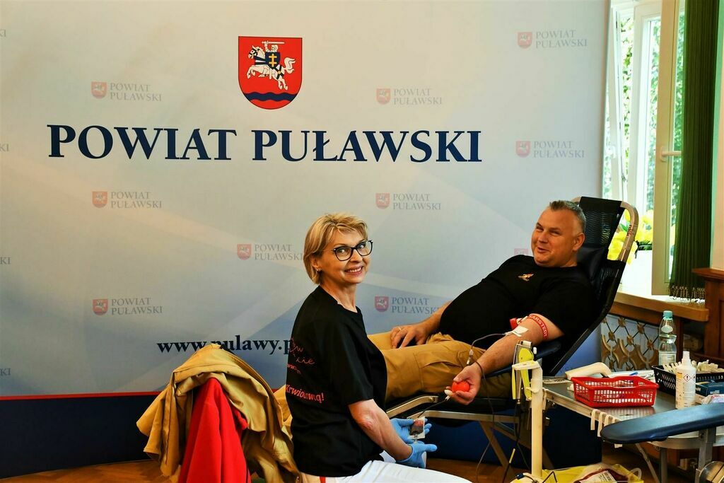 
                                                       Honorowa zbiórka krwi w Starostwie Powiatowym w Puławach
                                                
