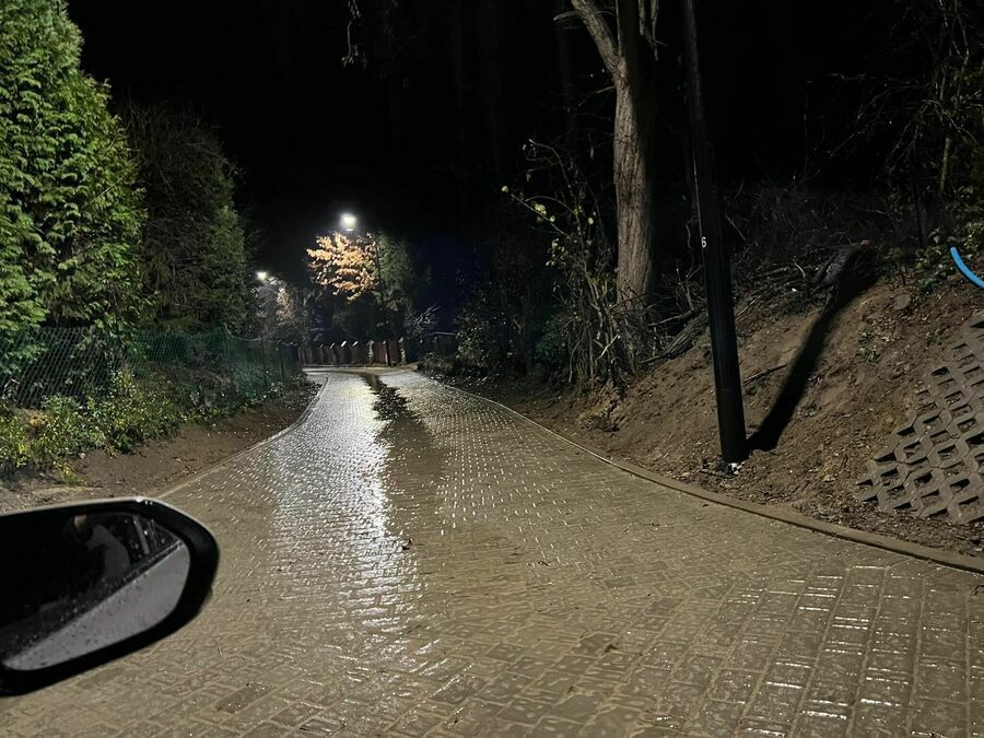 Przebudowa sieci wodociągowej i budowa oświetlenia drogowego z przebudową nawierzchni ulicy Kębelskiej (Słowicza Dolina) w Wąwolnicy ️ ️