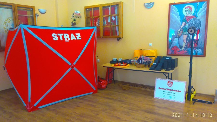
                                                    Przekazanie sprzętu jednostce OSP Wojciechów z Funduszu Sprawiedliwości
                                                
