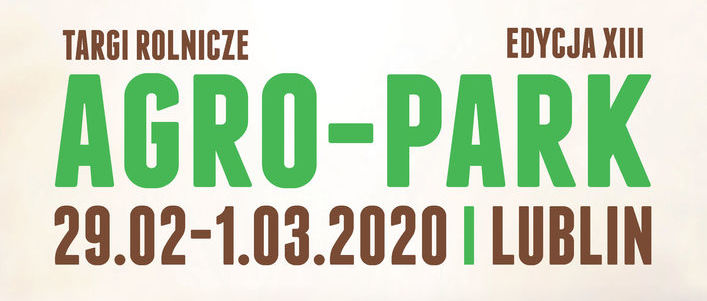 Wykadrowana część plakatu Targi Rolnicze AGRO-PARK