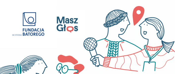 ilustracja ludzie i napisy