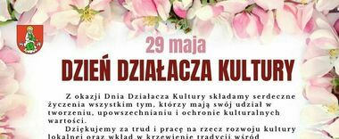 29 maja DZIEŃ DZIAŁACZA KULTURY