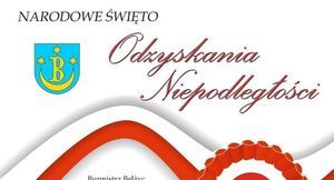 Wycinek plakatu z napisem Narodowe Święto Odzyskania Niepodległości 