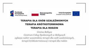 TERAPIA DLA OSÓB UZALEŻNIONYCH, TERAPIA KRÓTKOTERMINOWA, TERAPIA DLA RODZIN