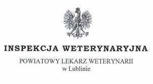 Grafika przedstawia logotyp Powiatowego Lekarza Weterynarii w Lublinie