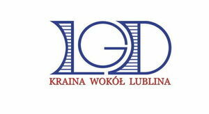Grafika przedstawia logo LGD Lokalna Grupa Działania Kraina wokół Lublina