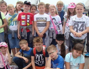  Szkoła Podstawowa nr 4 w Dęblinie na wycieczce w Sandomierzu. 
