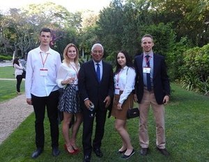 Uczniowie ZSZ nr 2 w Dęblinie z wizytą u szefa rządu republiki Portugalii