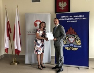 Dofinansowanie dla Ochotniczej Straży Pożarnej w Dęblinie.