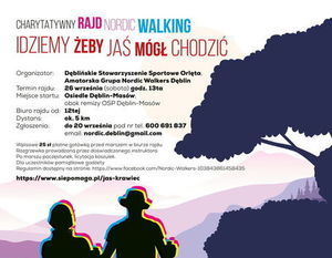 CHARYTATYWNY RAJD NORDIC WALKING