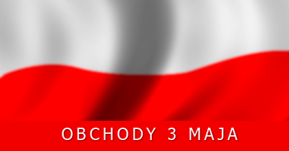 Zaproszenie na obchody Święta Narodowego Konstytucji 3 Maja