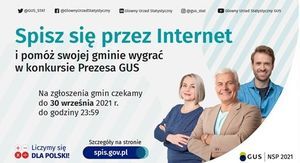 Główny Urząd Statystyczny organizuje Konkurs promujący uczestnictwo w Narodowym Spisie Powszechnym Ludności i Mieszkań 2021,