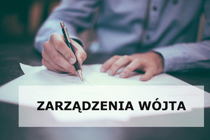 Z A R Z Ą D Z E N I E  NR 1/2022 Wójta Gminy Borzechów z dnia 4 stycznia 2022 r.
