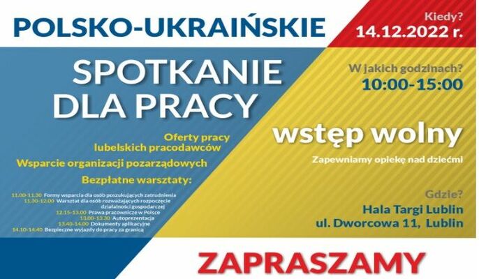 Polsko-ukraińskie spotkanie dla pracy.;  Польсько-українська зусріч для роботи