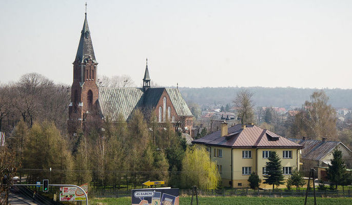 Widok na kościół