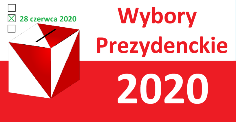 Napis Wybory Prezydenckie 2020 