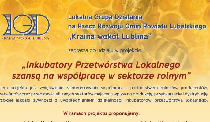 Zdjęcie przedstawia fragment plakatu informującego o programie