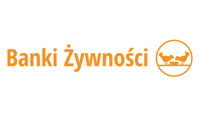 Na zdjęciu logo i napis Banki Żywności