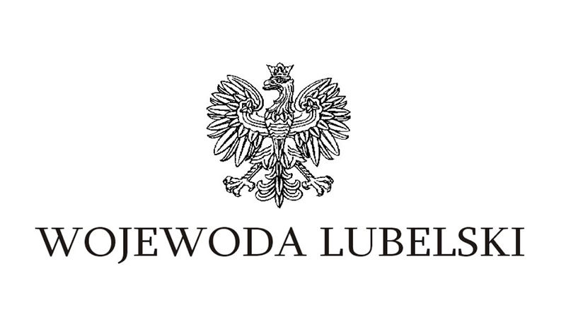 Grafika ogólna-napis Wojewoda Lubelski.