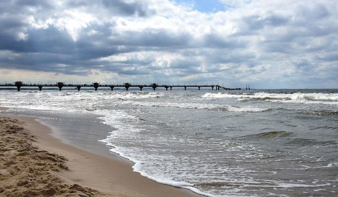 Na zdjęciu plaża w Międzyzdrojach