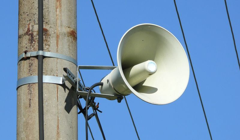 Na zdjęciu syrena ostrzegawcza