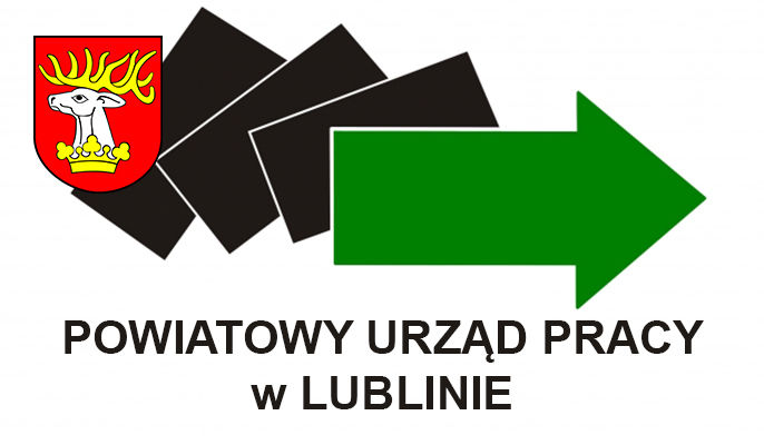 Grafika przedstawia logo PUP w Lublinie
