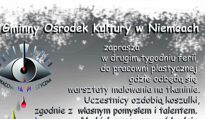 Wycinek plakatu.