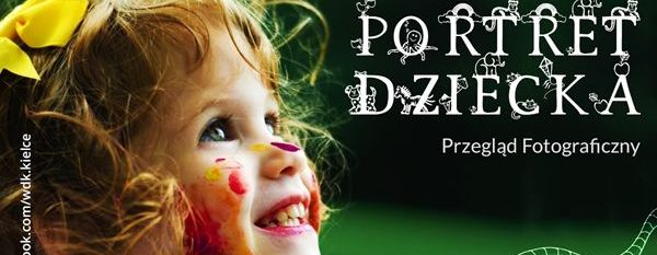 Grafika przedstawiająca dziewczynkę oraz napis Portret Dziecka 