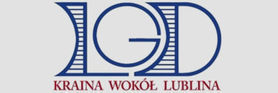 Grafika przedstawia napis LGD - Kraina Wokół Lublina