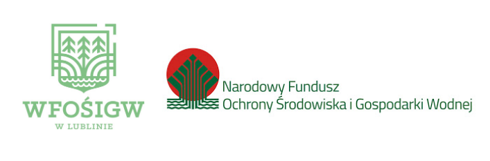 Logo WFOŚIGW w Lublinie oraz Narodowy Fundusz Ochrony Środowiska i Gospodarki Wodnej