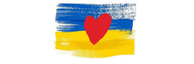 Flaga Ukrainy i serce