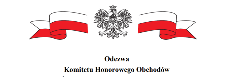 Flagi polski i godło oraz Odezwa
Komitetu Honorowego Obchodów
Święta Narodowego Trzeciego Maja
w Województwie Lubelskim
