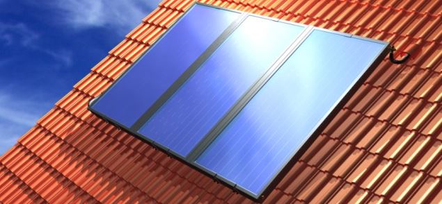 Instalacja kolektorów słonecznych na budynkach mieszkalnych...